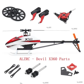 ALZRC Ördög X360 Alkatrészek, Fő Keret farok bumm fő tengely öv kompatibilis a GAUI X3 Helikopter
