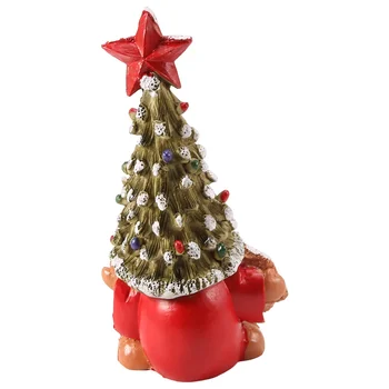 Karácsonyi Törpe Figurák Gnome karácsonyfa Karácsonyi Asztali Fa Asztal, Íróasztal, Karácsonyi Dekoráció, Dísz