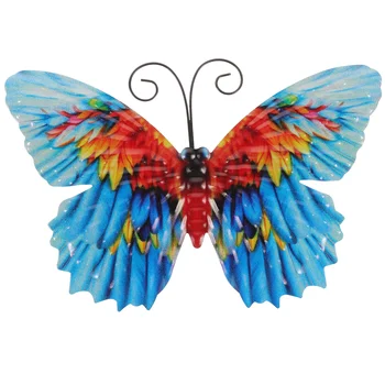 Pillangó lakberendezés Pillangók Lóg Kerti Dekoráció Kerti Művészet A Fedél Fali Dekoráció Vas Fém Dekorok