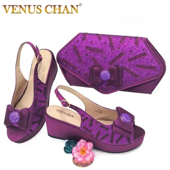 Vénusz-Chan 2023 High-End Design Ék Női Klasszikus Nemes Cipő Megfelelő Szilárd Táska Stílus Cipő, Táska, Nagy Gyémánt Dekoráció